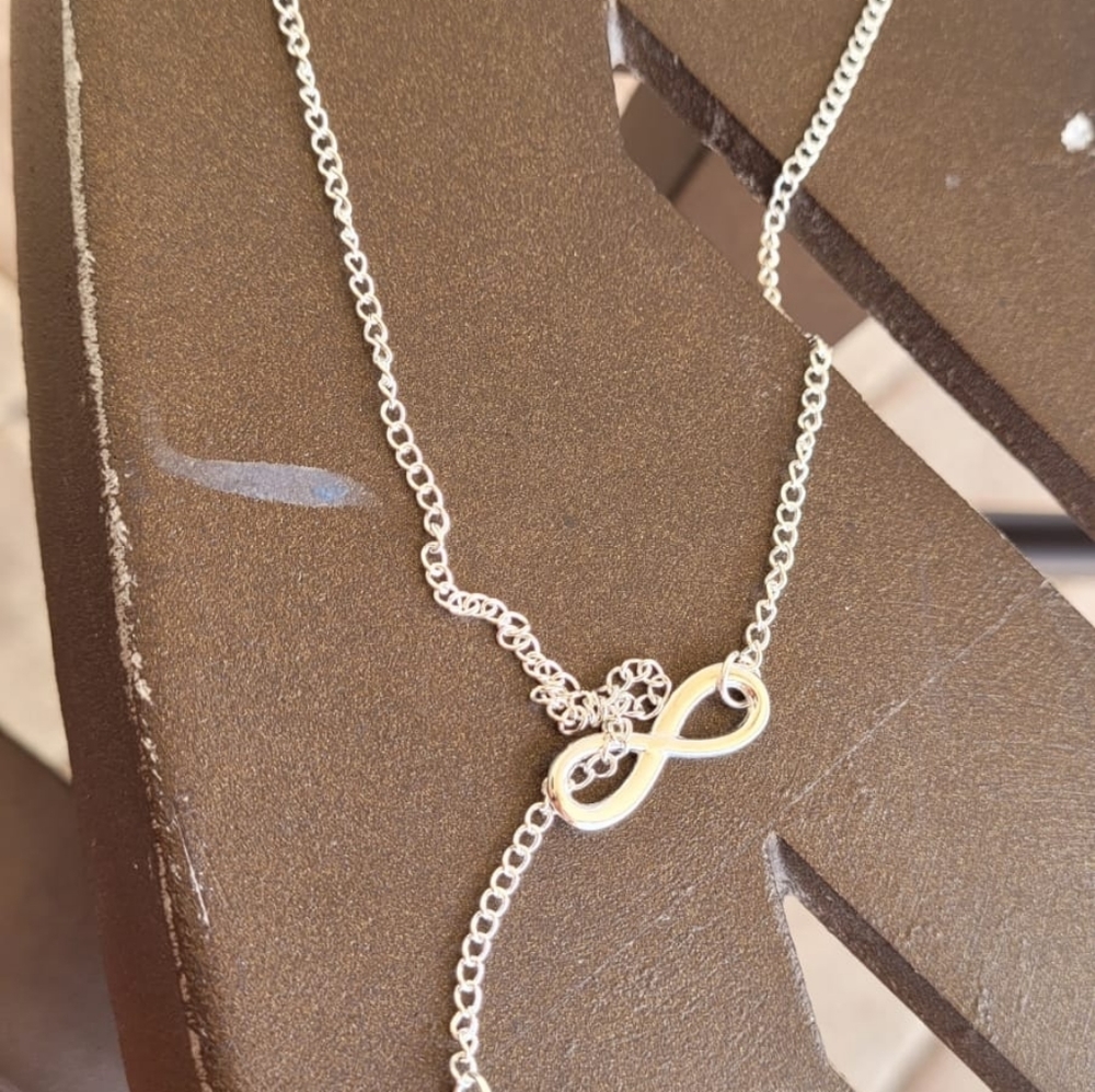 2021 word Infinity Tassel Cross Pendant Silver Col - Picture 6 of 6